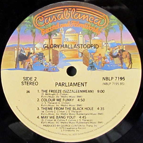 Parliament - GloryHallaStoopid (Pin The Tale On The Funky) | Casablanca (NBLP 7195) - 4 Parliament - GloryHallaStoopid (Pin The Tale On The Funky) | Casablanca (NBLP 7195) - 4