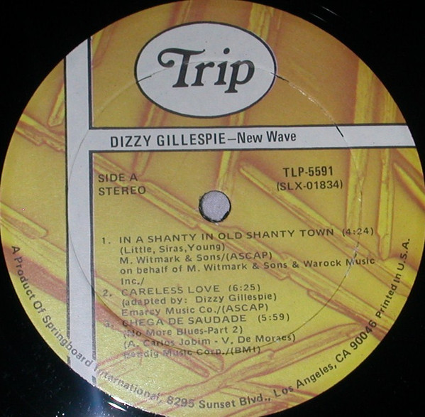 Dizzy Gillespie - New Wave! | Trip (TLP-5591) - 3
