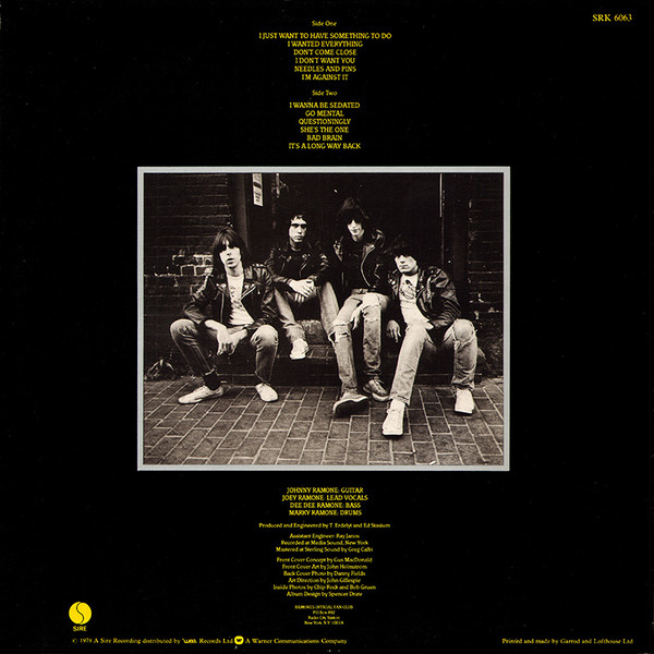 Ramones - Road To Ruin | Sire (SRK 6063) - 2 Ramones - Road To Ruin | Sire (SRK 6063) - 2