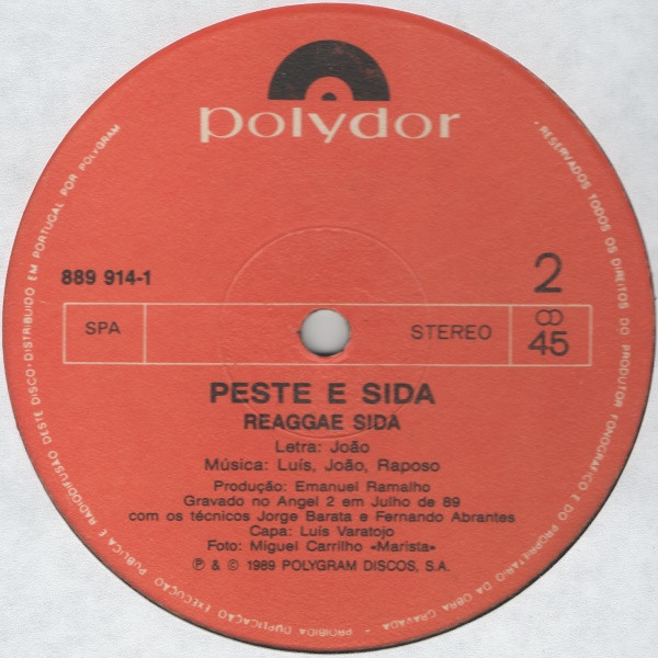 Peste & Sida - Homem De Sorte | Polydor (889 914-1)