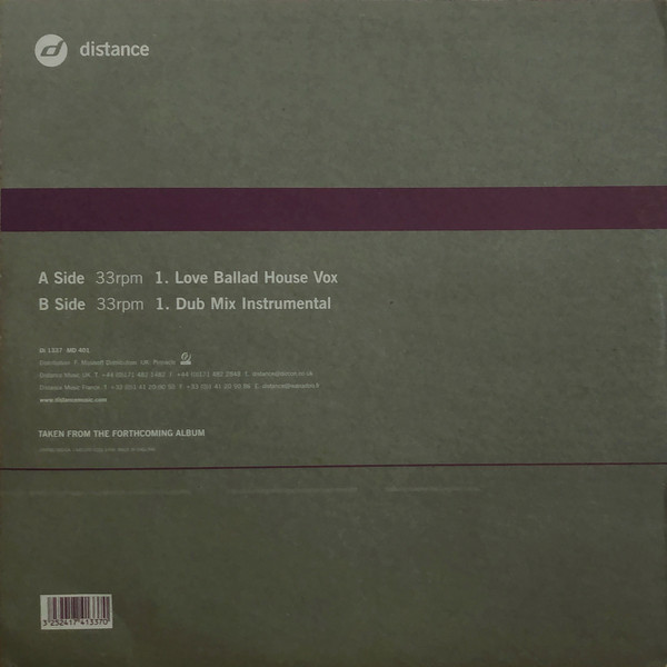 Alton Miller - Love Ballad | Distance (Di1337) - 2 Alton Miller - Love Ballad | Distance (Di1337) - 2