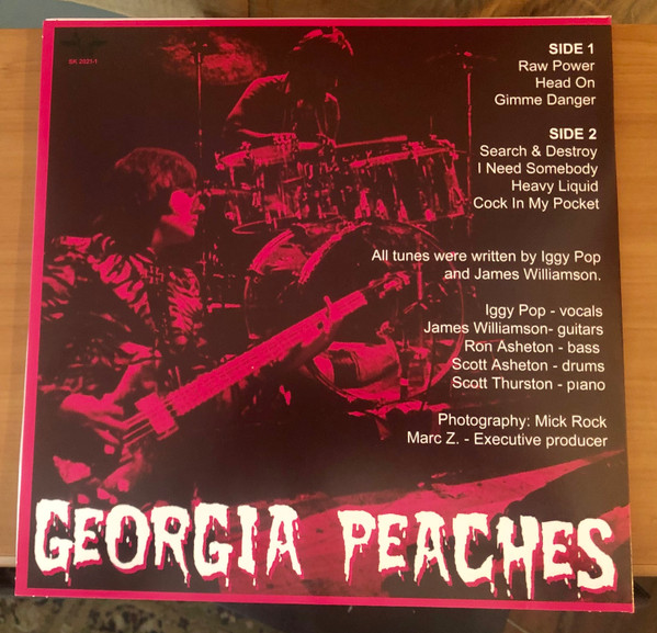 The Stooges - Georgia Peaches (Live At Richards, Atlanta, GA, October 1973) | Skydog International (SK 2021-1) - 2