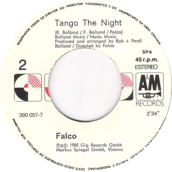 Falco - Vienna Calling (The Wait For The Extended Mix) | A&M Records (390 057-7) - 3