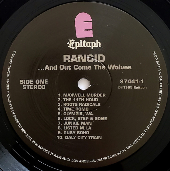 Rancid - ...And Out Come The Wolves | Epitaph (87441-1) - 3