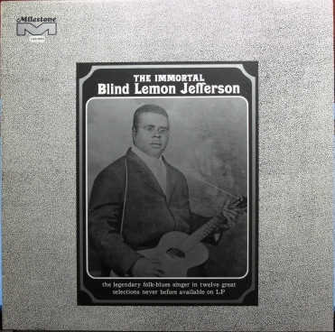 Blind Lemon Jefferson - The Immortal Blind Lemon Jefferson | Milestone (HBS 8004)