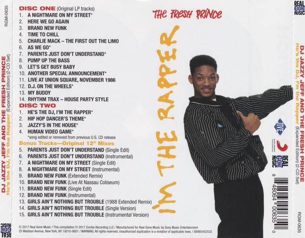 DJ Jazzy Jeff & The Fresh Prince - He's The DJ, I'm The Rapper | Real Gone Music (RGM-0635) - 2