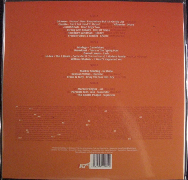 DJ Koze - DJ-Kicks | !K7 Records (K7325LP) - 2 DJ Koze - DJ-Kicks | !K7 Records (K7325LP) - 2