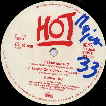 Trance XS - Living On Video | Hot (120·07·655) - 3