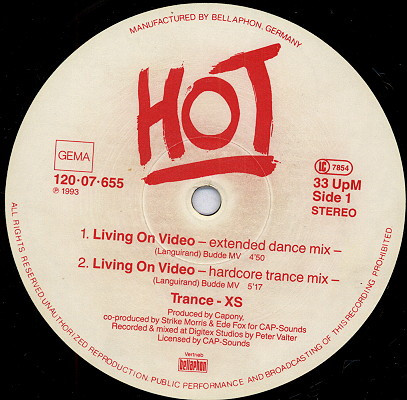 Trance XS - Living On Video | Hot (120·07·655) - 2