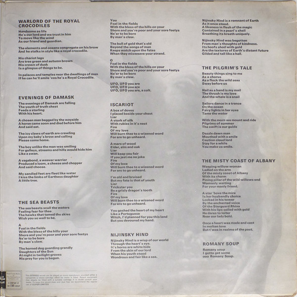 Tyrannosaurus Rex - Unicorn | Regal Zonophone (SLRZ 1007) - 3 Tyrannosaurus Rex - Unicorn | Regal Zonophone (SLRZ 1007) - 3