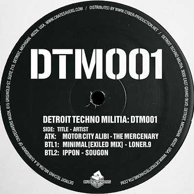 The Mercenary / Loner.9 / Sougon - DTM001 | Detroit Techno Militia (DTM001) - 2 The Mercenary / Loner.9 / Sougon - DTM001 | Detroit Techno Militia (DTM001) - 2