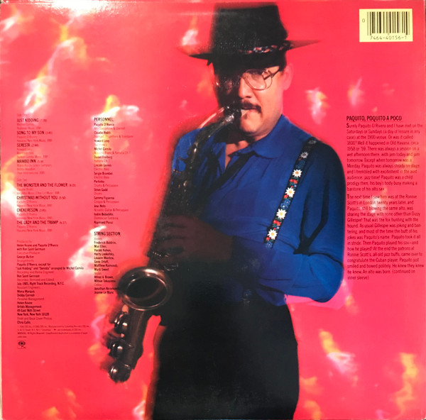 Paquito D'Rivera - Explosion | Columbia (FC 40156) - 4