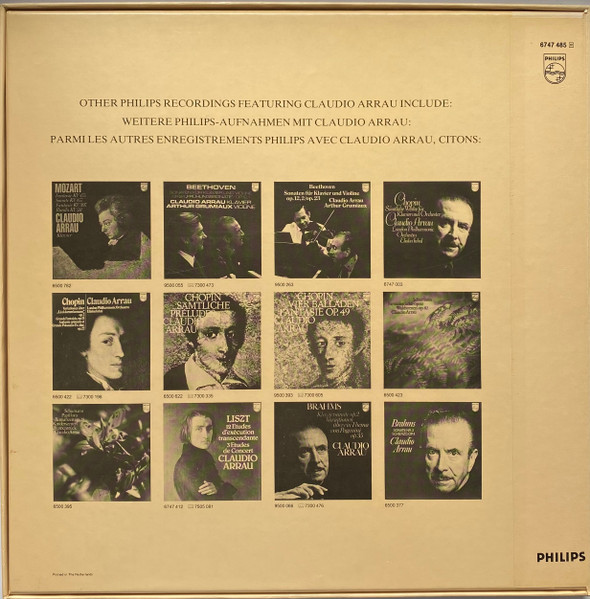 Frédéric Chopin , Claudio Arrau - Complete / Sämtliche / Les 21 Nocturnes | Philips (6747 485) - 2 Frédéric Chopin , Claudio Arrau - Complete / Sämtliche / Les 21 Nocturnes | Philips (6747 485) - 2