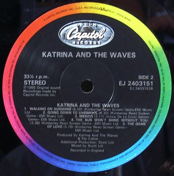 Katrina And The Waves - Katrina And The Waves | Capitol Records (KTW 1) - 4