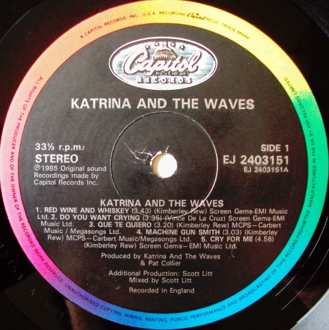 Katrina And The Waves - Katrina And The Waves | Capitol Records (KTW 1) - 3