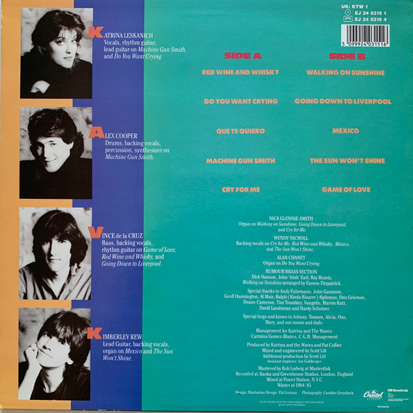Katrina And The Waves - Katrina And The Waves | Capitol Records (KTW 1) - 2