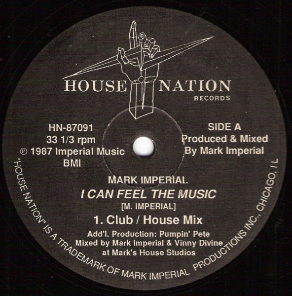 Mark Imperial - I Can Feel The Music | House Nation Records (HN-87091)