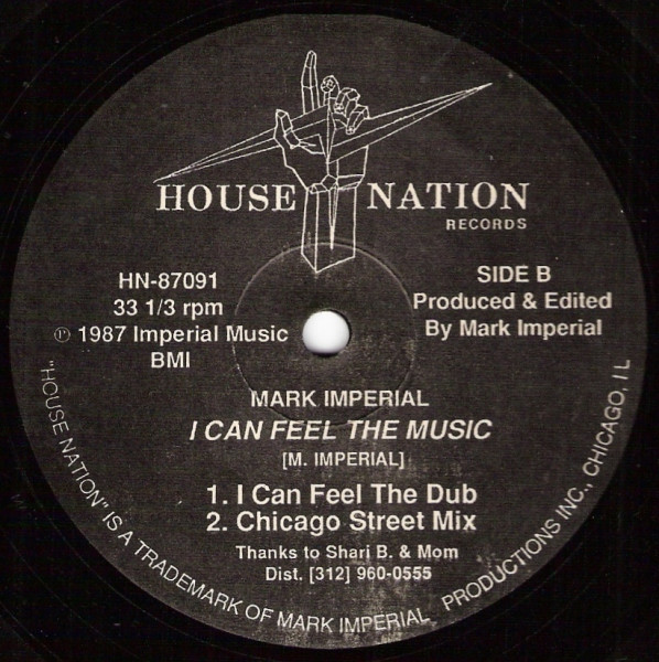 Mark Imperial - I Can Feel The Music | House Nation Records (HN-87091) - 2 Mark Imperial - I Can Feel The Music | House Nation Records (HN-87091) - 2