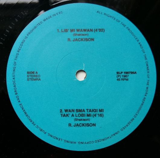 Ruud Jackison - Lib' Mi Wawan | Not On Label (ELP 198726) - 3 Ruud Jackison - Lib' Mi Wawan | Not On Label (ELP 198726) - 3