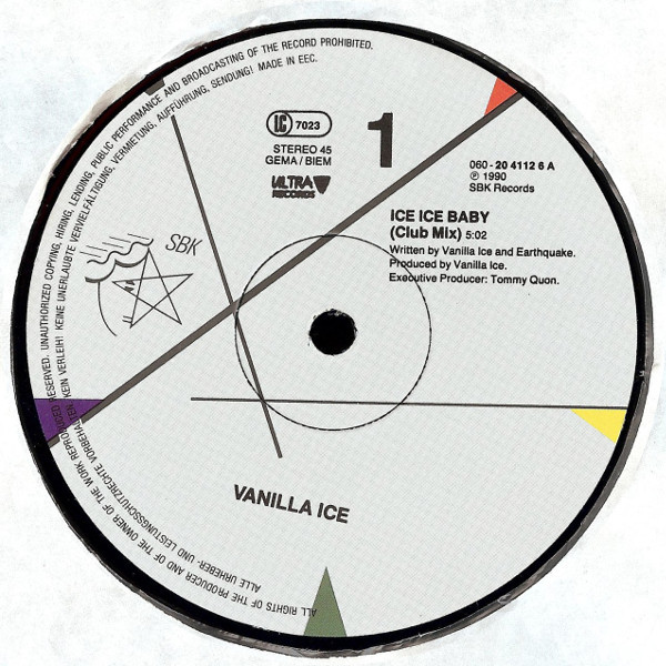 Vanilla Ice - Ice Ice Baby | SBK Records (060-20 4112 6) - 3 Vanilla Ice - Ice Ice Baby | SBK Records (060-20 4112 6) - 3