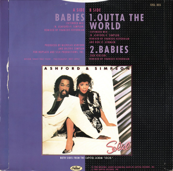 Ashford & Simpson - Babies (Extended Mix) | Capitol Records (12CL 355) - 2 Ashford & Simpson - Babies (Extended Mix) | Capitol Records (12CL 355) - 2