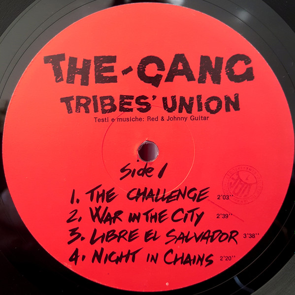 The Gang - Tribes' Union | Gang Records (123 M1) - 3 The Gang - Tribes' Union | Gang Records (123 M1) - 3