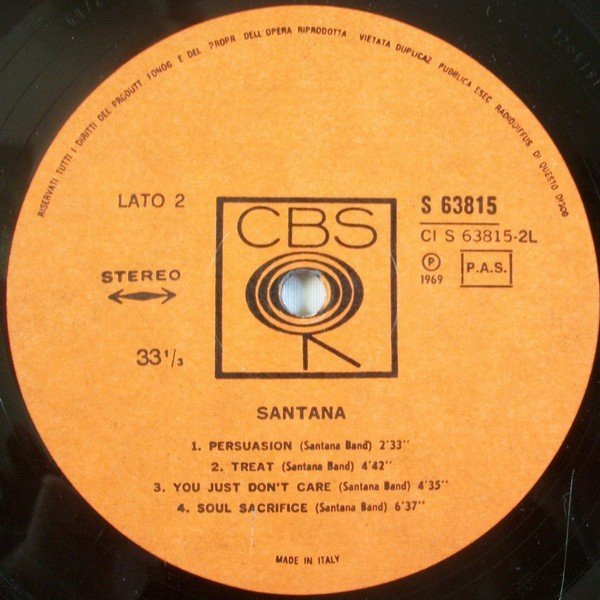 Santana - Santana | CBS (S 63815) - 4