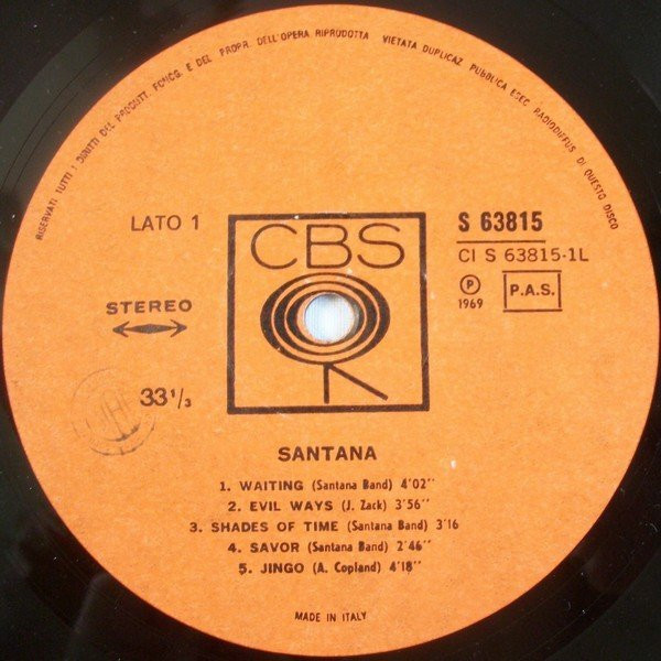 Santana - Santana | CBS (S 63815) - 3