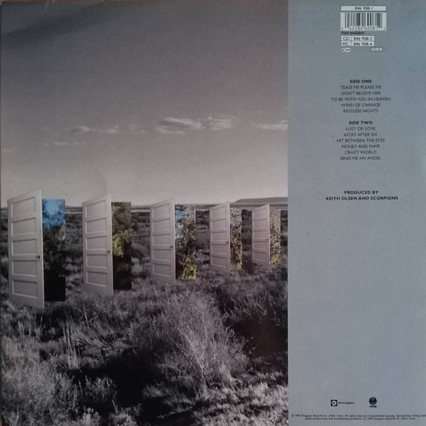 Scorpions - Crazy World | Vertigo (846 908-1) - 2