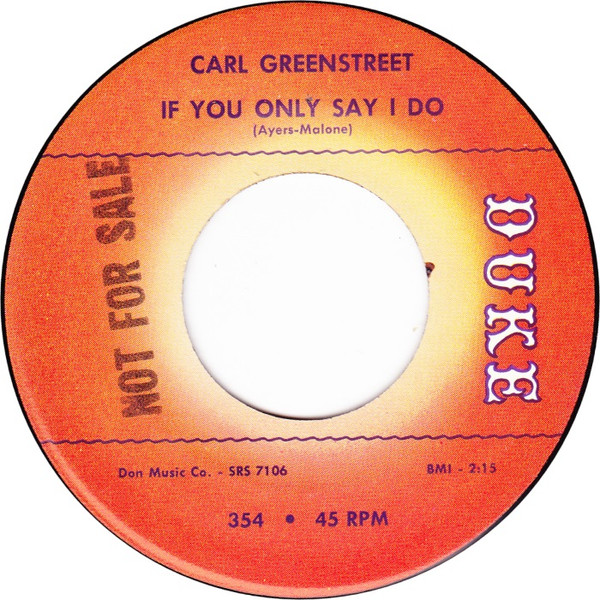 Carl Greenstreet - If You Only Say I Do | Duke (354) - main