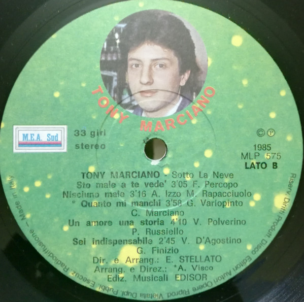 Tony Marciano - Sotto La Neve | M.E.A. Sud (MLP 575) - 4 Tony Marciano - Sotto La Neve | M.E.A. Sud (MLP 575) - 4