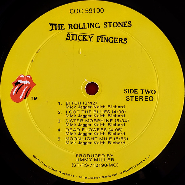 The Rolling Stones - Sticky Fingers | Rolling Stones Records (COC 59100) - 4 The Rolling Stones - Sticky Fingers | Rolling Stones Records (COC 59100) - 4