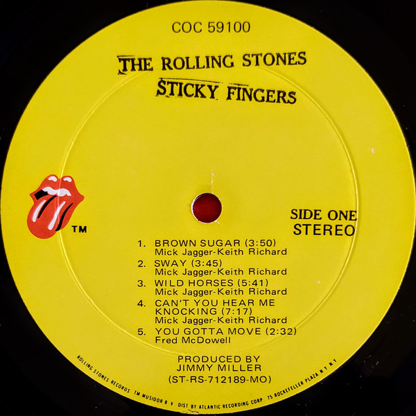 The Rolling Stones - Sticky Fingers | Rolling Stones Records (COC 59100) - 3 The Rolling Stones - Sticky Fingers | Rolling Stones Records (COC 59100) - 3
