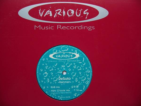 DJ Oliver De Soto - Rainman | Various Delight Recordings (Various 06/98) - main