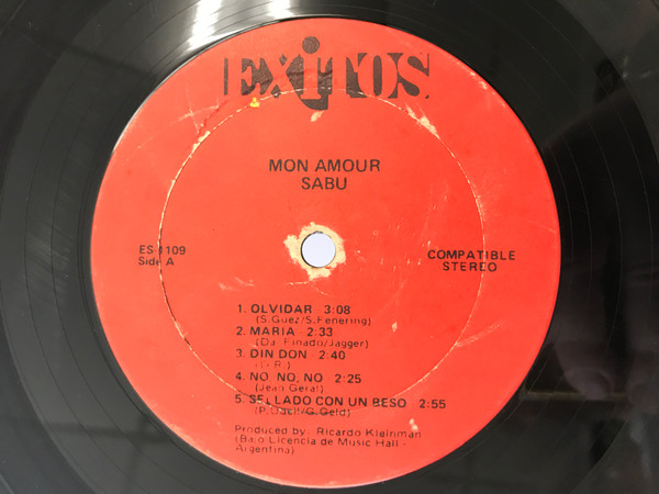 Sabú - Mon Amour | Exitos (ES-1109) - 3 Sabú - Mon Amour | Exitos (ES-1109) - 3