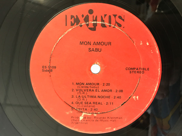 Sabú - Mon Amour | Exitos (ES-1109) - 4 Sabú - Mon Amour | Exitos (ES-1109) - 4