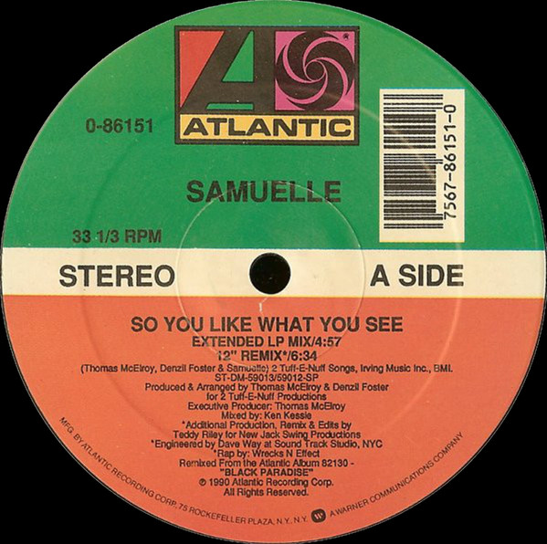 Samuelle Prater - So You Like What You See | Atlantic (0-86151)