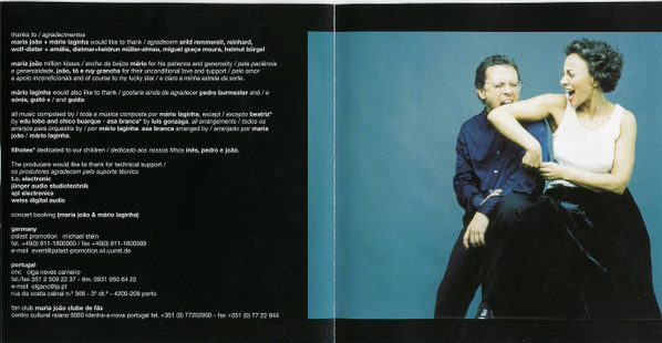 Maria João & Mário Laginha , Radio-Philharmonie Hannover Des NDR , Arild Remmereit - Lobos, Raposas E Coiotes | Verve Records (557 616-2) - 4