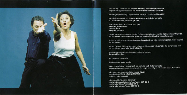Maria João & Mário Laginha , Radio-Philharmonie Hannover Des NDR , Arild Remmereit - Lobos, Raposas E Coiotes | Verve Records (557 616-2) - 3