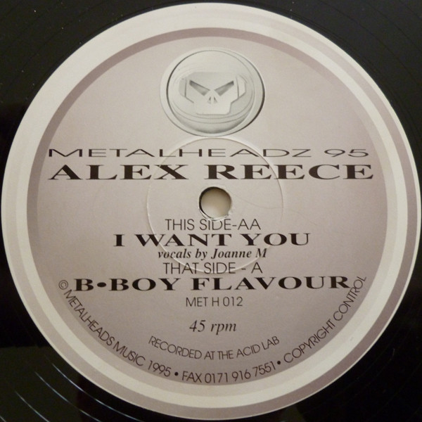 Alex Reece - I Want You / B•Boy Flavour | Metalheadz (MET H 012)