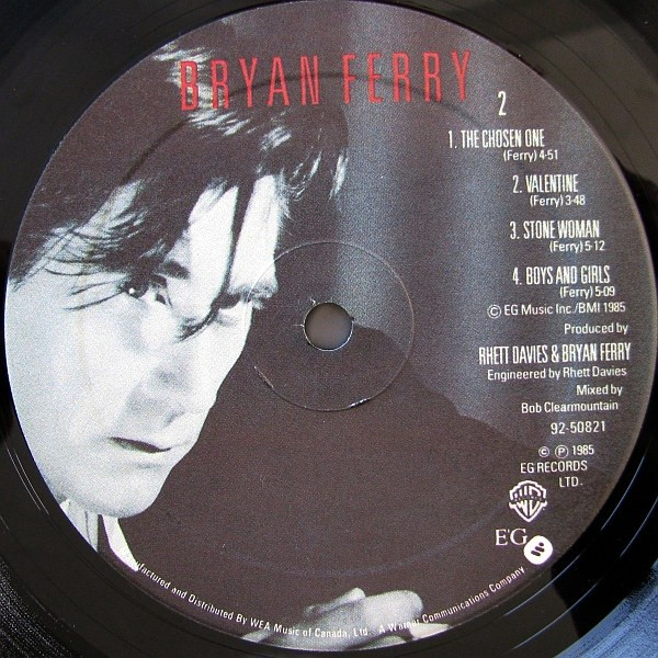 Bryan Ferry - Boys And Girls | Warner Bros. Records (92 50821) - 3 Bryan Ferry - Boys And Girls | Warner Bros. Records (92 50821) - 3