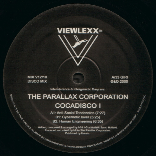 The Parallax Corporation - Cocadisco I | Viewlexx (V12/10) - main The Parallax Corporation - Cocadisco I | Viewlexx (V12/10) - main