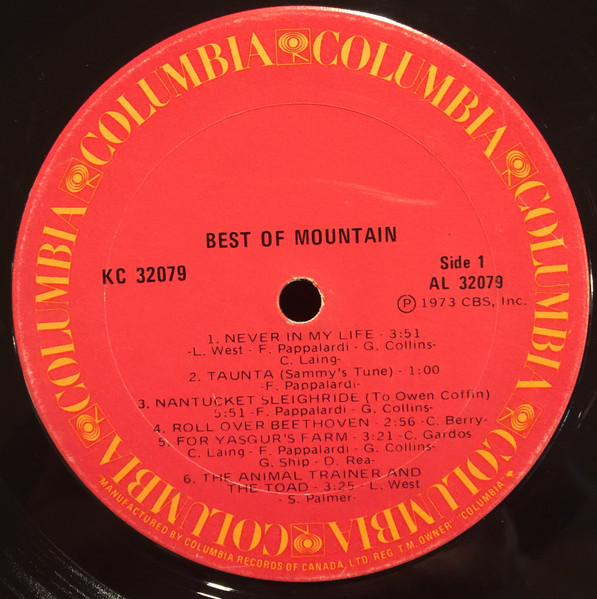 Mountain - The Best Of Mountain | Columbia (KC 32079) - 4 Mountain - The Best Of Mountain | Columbia (KC 32079) - 4