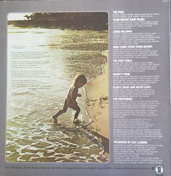 Jackson Browne - The Pretender | Asylum Records (6E-107) - 2