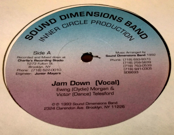 Sound Dimensions Band - Jam Down | Inner Circle Production (none) - main