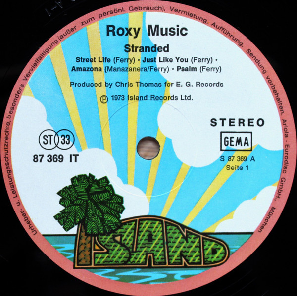 Roxy Music - Stranded | Island Records (87 369 IT) - 4 Roxy Music - Stranded | Island Records (87 369 IT) - 4