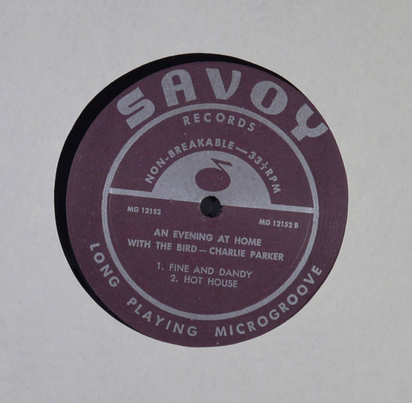 Charlie Parker - An Evening At Home With The Bird | Savoy Records (MG-12152) - 4 Charlie Parker - An Evening At Home With The Bird | Savoy Records (MG-12152) - 4