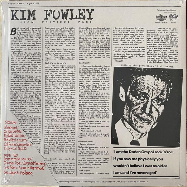 Kim Fowley - Living In The Streets | Mono-Tone Records (038) - 3 Kim Fowley - Living In The Streets | Mono-Tone Records (038) - 3