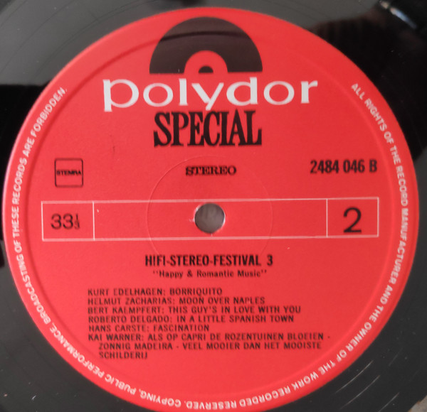 Various - Hifi-Stereo-Festival 3 (Happy And Romantic Music) | Polydor (2484 046) - 4