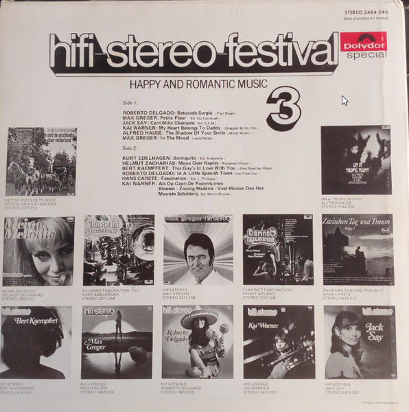 Various - Hifi-Stereo-Festival 3 (Happy And Romantic Music) | Polydor (2484 046) - 2